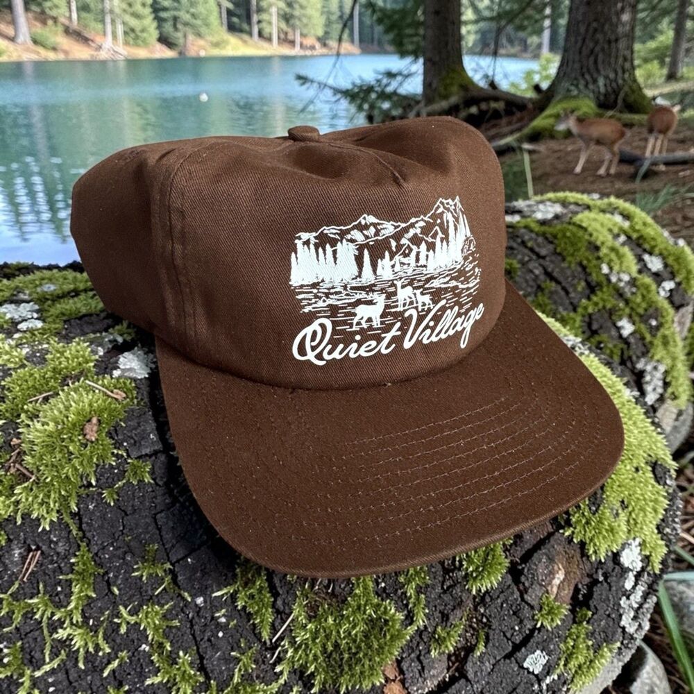 Museum of Peace & Quiet (MoPQ) "Quiet Village" Cap – Cotton Twill 🕊️